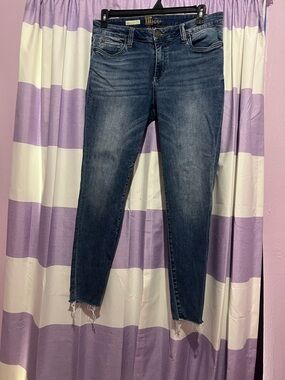 Kut from the Kloth Medium Wash High-Rise Skinny Jeans